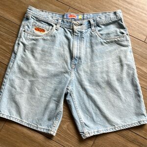 Empyre Relax Fit Denim Skate Shorts